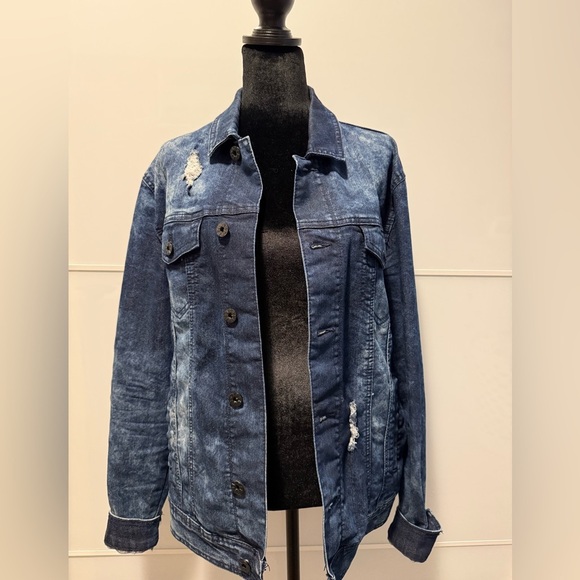 Bauhaus Men’s Blue Denim Jacket - Picture 1 of 4